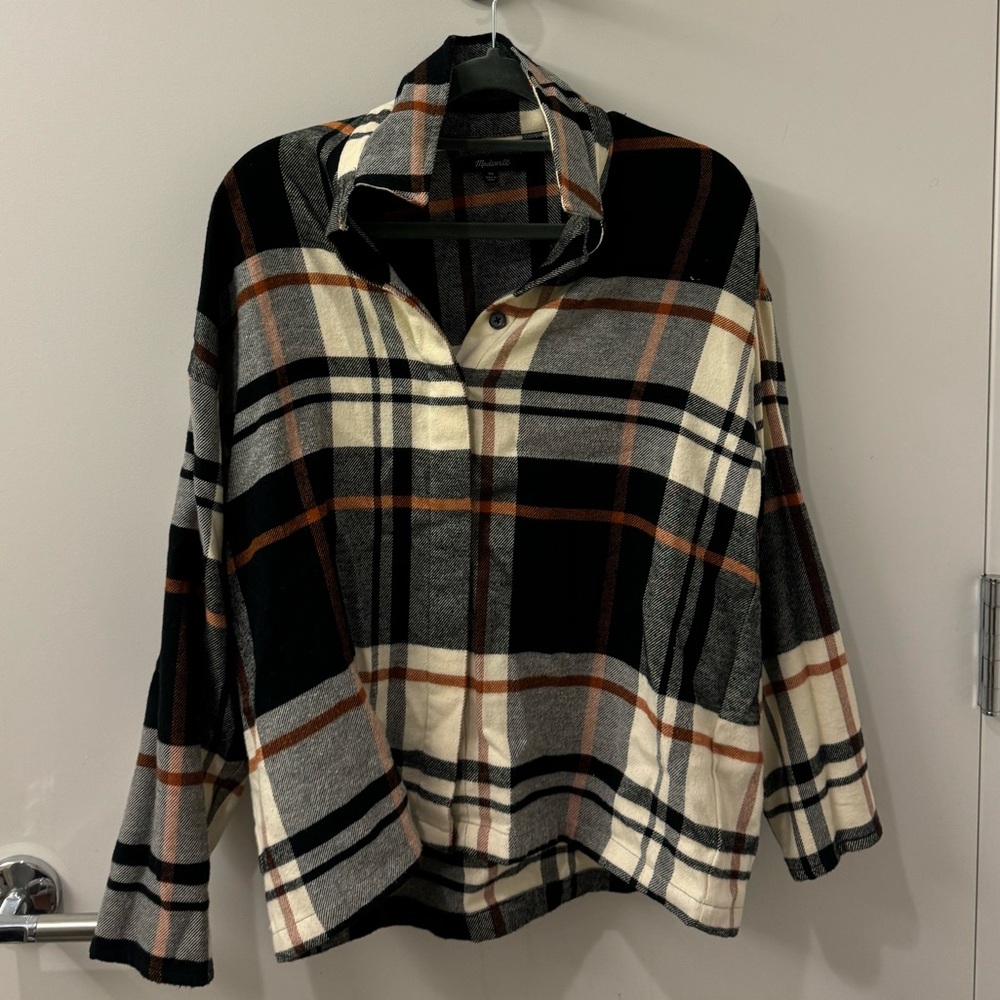 Madewell plaid long sleeve